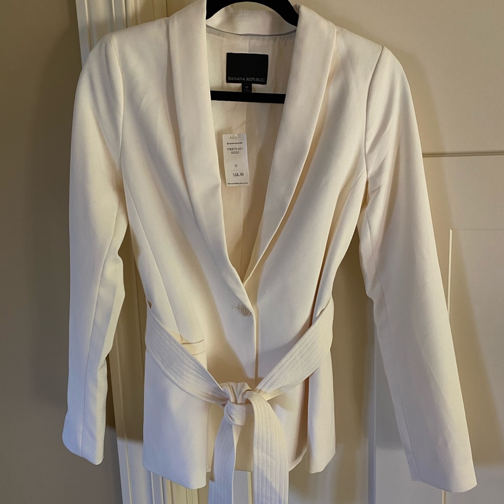 Banana Republic Cream Blazer